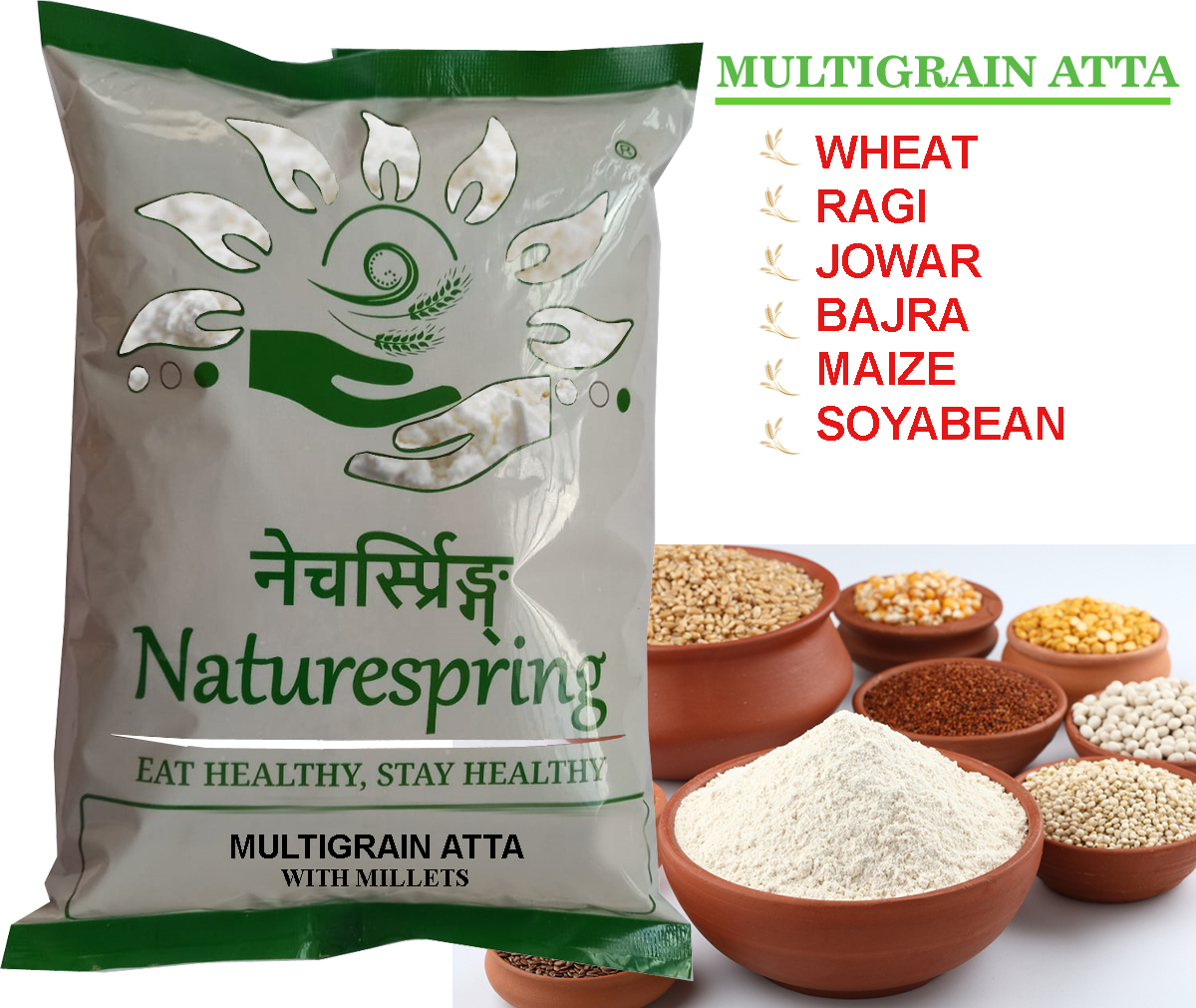 Multigrain Atta 1Kg